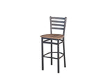BFM Seating - Lima Ladder Back Chair - Relic Seat - Steel Frame - (BFM - 2160C) - SchoolOutlet