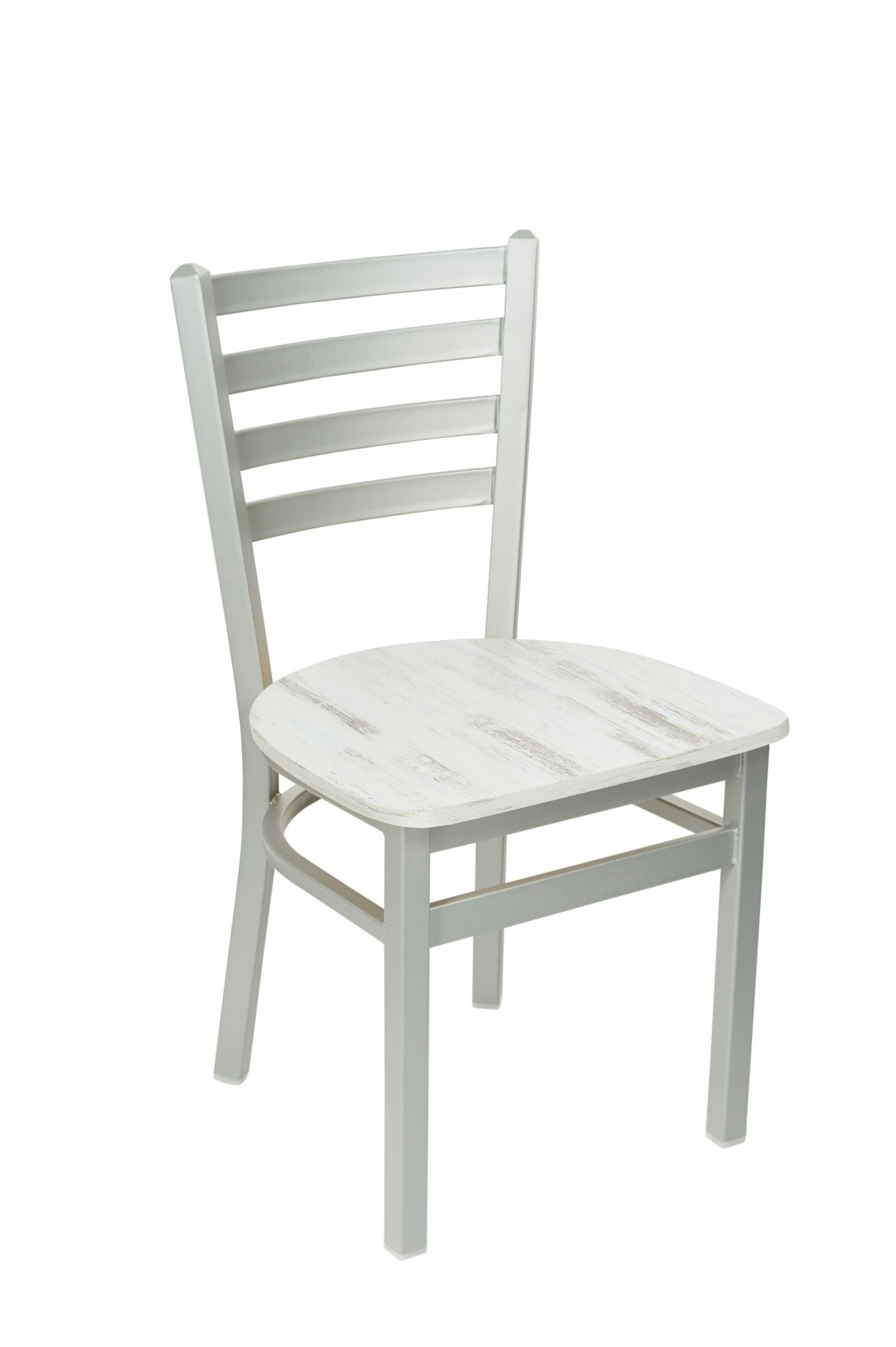 BFM Seating - Lima Ladder Back Chair - Relic Seat - Steel Frame - (BFM - 2160C) - SchoolOutlet