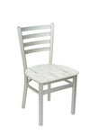 BFM Seating - Lima Ladder Back Chair - Relic Seat - Steel Frame - (BFM - 2160C) - SchoolOutlet