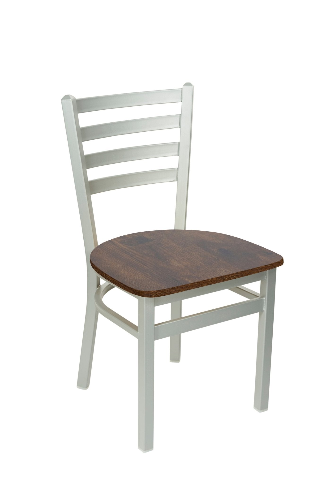 BFM Seating - Lima Ladder Back Chair - Relic Seat - Steel Frame - (BFM - 2160C) - SchoolOutlet