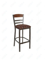 BFM Seating - Barrick Steel Wood Back Bar Stool - 29