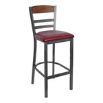 BFM Seating - Barrick Steel Wood Back Bar Stool - (BFM - 2165B) - SchoolOutlet