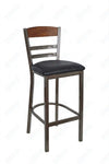 BFM Seating - Barrick Steel Wood Back Bar Stool - 29