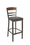 BFM Seating - Barrick Steel Wood Back Bar Stool - (BFM - 2165B) - SchoolOutlet
