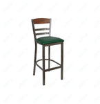 BFM Seating - Barrick Steel Wood Back Bar Stool - 29