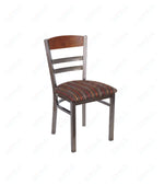 BFM Seating - Barrick Steel Wood Back Chair - 17.5