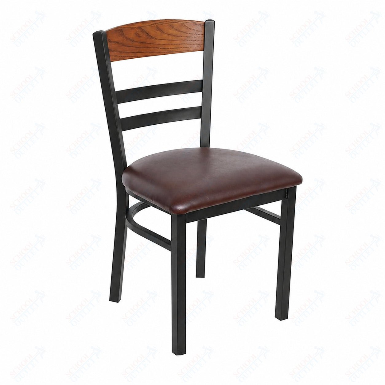 BFM Seating - Barrick Steel Wood Back Chair - 17.5" Seat Height (BFM - 2165C) - SchoolOutlet
