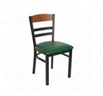 BFM Seating - Barrick Steel Wood Back Chair - 17.5