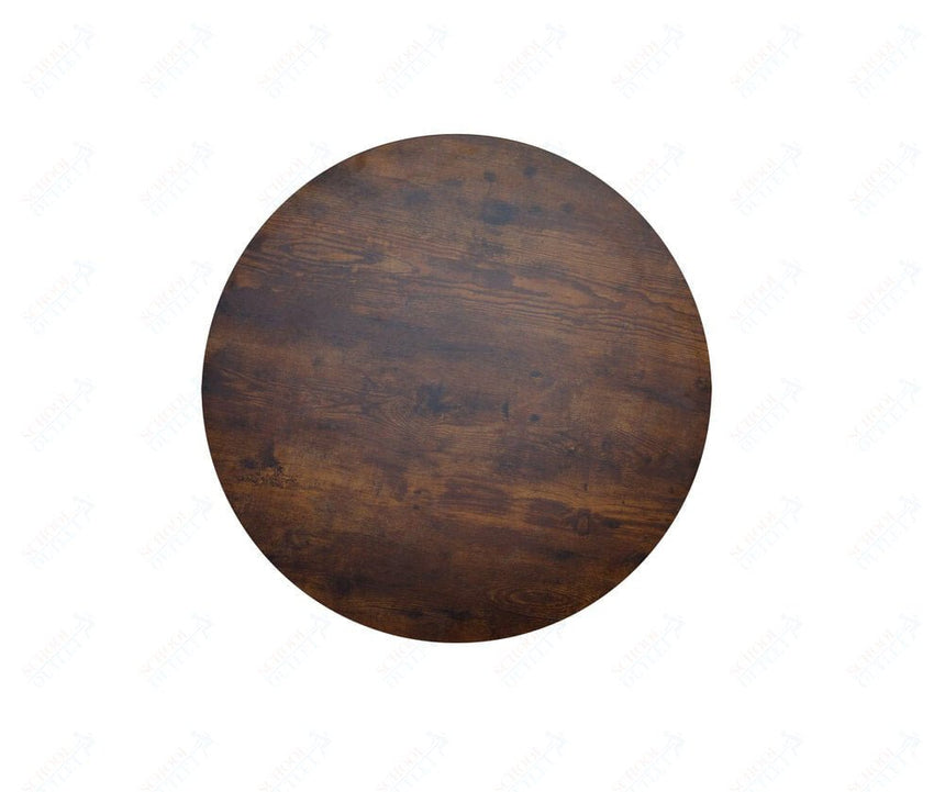 BFM Seating - 2" Relic Table Top - Melamine PVC Self - Edge 36" Round - (BFM - 2xx36R) - SchoolOutlet