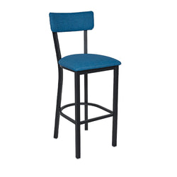 BFM Seating Bristol Barstool - Grade 4 Upholstered Seat & Back - 30.5" Seat Height (BFM4301BS)