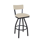 BFM Seating Bristol Swivel Barstool - Grade 4 Upholstered Seat & Back - Steel Frame - (BFM - 4301SSTT) - SchoolOutlet
