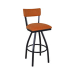 BFM Seating Bristol Swivel Barstool - Grade 4 Upholstered Seat & Back - Steel Frame - (BFM - 4301SSTT) - SchoolOutlet