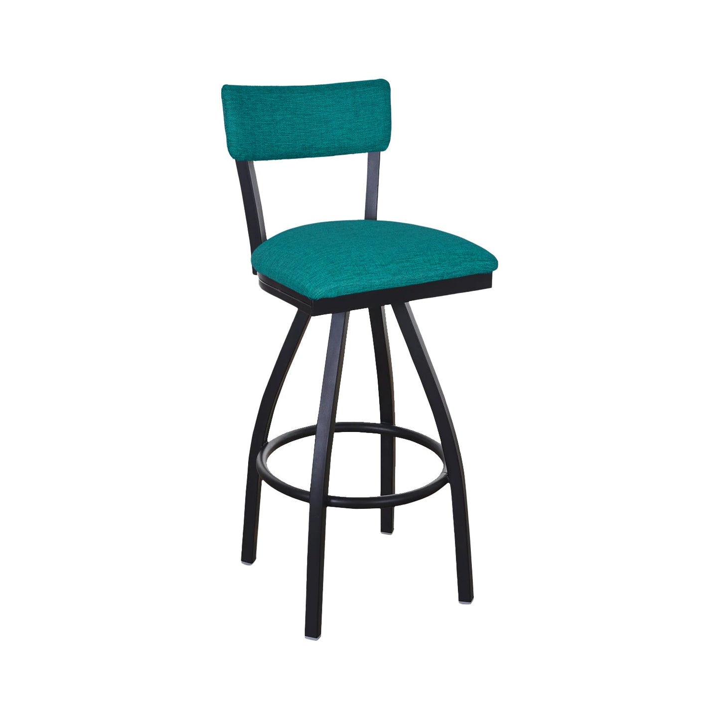 BFM Seating Bristol Swivel Barstool - Grade 4 Upholstered Seat & Back - Steel Frame - (BFM - 4301SSTT) - SchoolOutlet