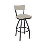 BFM Seating Bristol Swivel Barstool - Grade 4 Upholstered Seat & Back - Steel Frame - (BFM - 4301SSTT) - SchoolOutlet