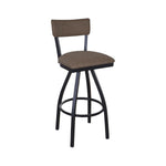 BFM Seating Bristol Swivel Barstool - Grade 4 Upholstered Seat & Back - Steel Frame - (BFM - 4301SSTT) - SchoolOutlet