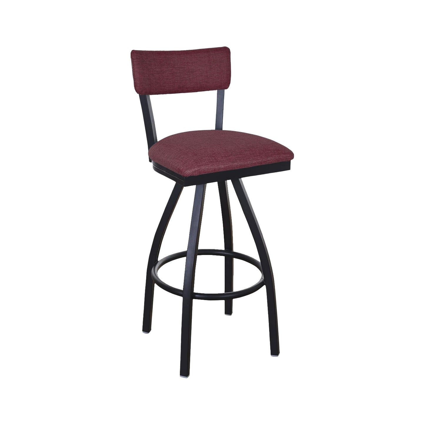 BFM Seating Bristol Swivel Barstool - Grade 4 Upholstered Seat & Back - Steel Frame - (BFM - 4301SSTT) - SchoolOutlet