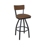 BFM Seating Bristol Swivel Barstool - Grade 4 Upholstered Seat & Back - Steel Frame - (BFM - 4301SSTT) - SchoolOutlet