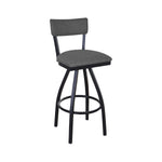 BFM Seating Bristol Swivel Barstool - Grade 4 Upholstered Seat & Back - Steel Frame - (BFM - 4301SSTT) - SchoolOutlet