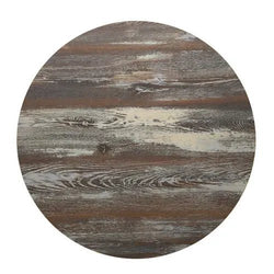 BFM Seating - 1" Relic Table Top - Melamine PVC Self-Edge 30" Round - (BFM-1xx30R)