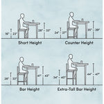 BFM Seating Hamilton Side Barstool, Grade 3 Vinyl Seat & Back - Steel Frame - Sand Black Finish(BFM - JS10B) - SchoolOutlet