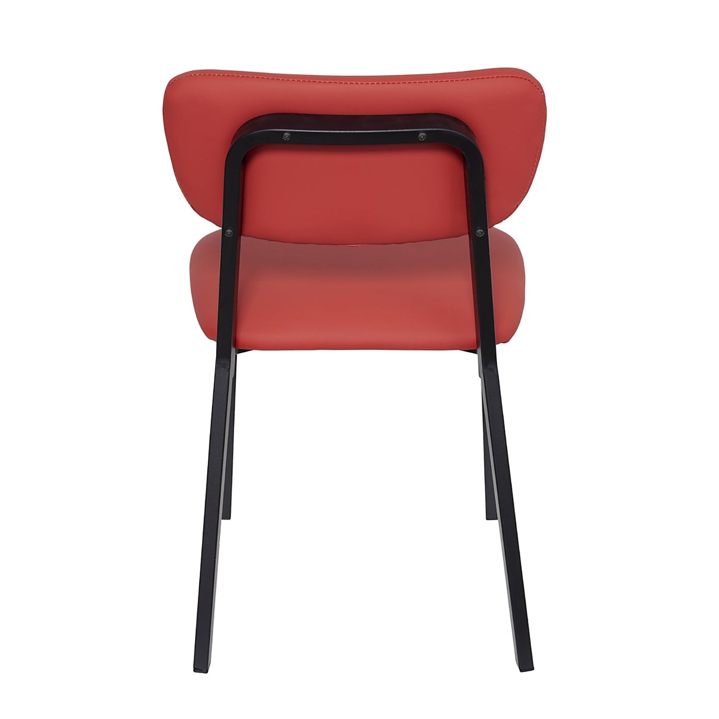 BFM Seating Hamilton Side Chair, Grade 3 Vinyl Seat & Back - Steel Frame - Sand Black Finish - (BFM - JS10C) - SchoolOutlet