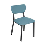 BFM Seating Hamilton Side Chair, Grade 3 Vinyl Seat & Back - Steel Frame - Sand Black Finish - (BFM - JS10C) - SchoolOutlet