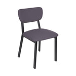 BFM Seating Hamilton Side Chair, Grade 3 Vinyl Seat & Back - Steel Frame - Sand Black Finish - (BFM - JS10C) - SchoolOutlet