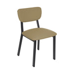 BFM Seating Hamilton Side Chair, Grade 3 Vinyl Seat & Back - Steel Frame - Sand Black Finish - (BFM - JS10C) - SchoolOutlet