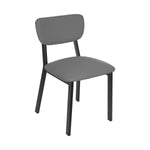 BFM Seating Hamilton Side Chair, Grade 3 Vinyl Seat & Back - Steel Frame - Sand Black Finish - (BFM - JS10C) - SchoolOutlet