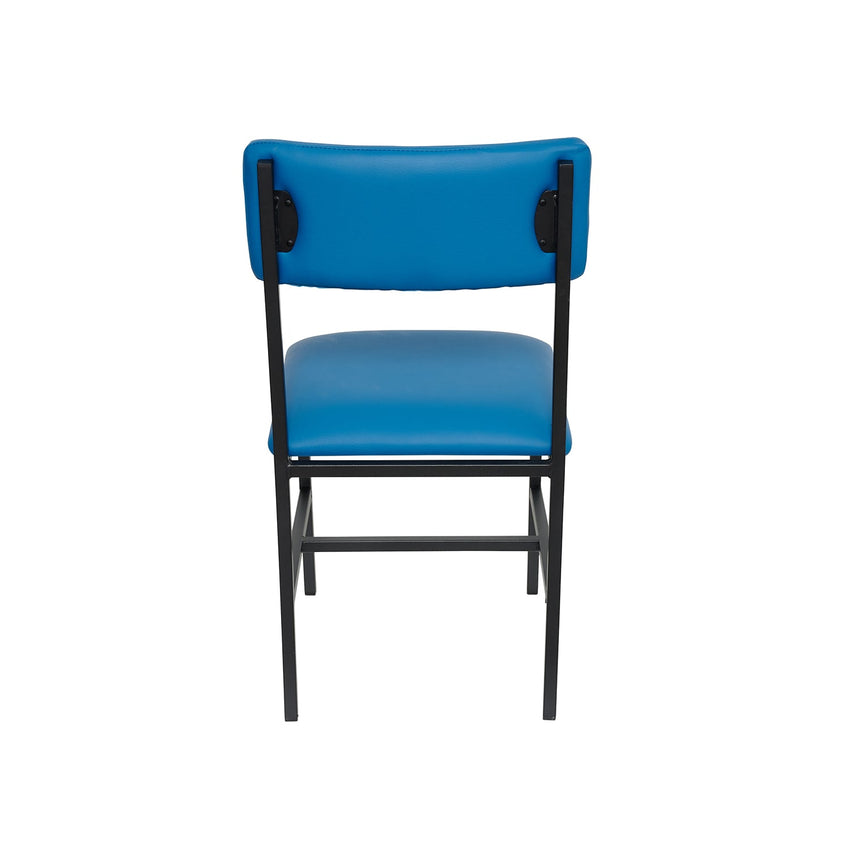BFM Seating Meghan Side Chair, Grade 4 Upholstered Seat & Back - Steel Frame - Sand Black Finish - (BFM - JS33CM) - SchoolOutlet