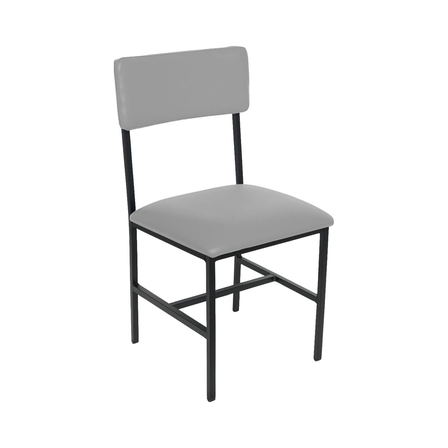 BFM Seating Meghan Side Chair, Grade 4 Upholstered Seat & Back - Steel Frame - Sand Black Finish - (BFM - JS33CM) - SchoolOutlet