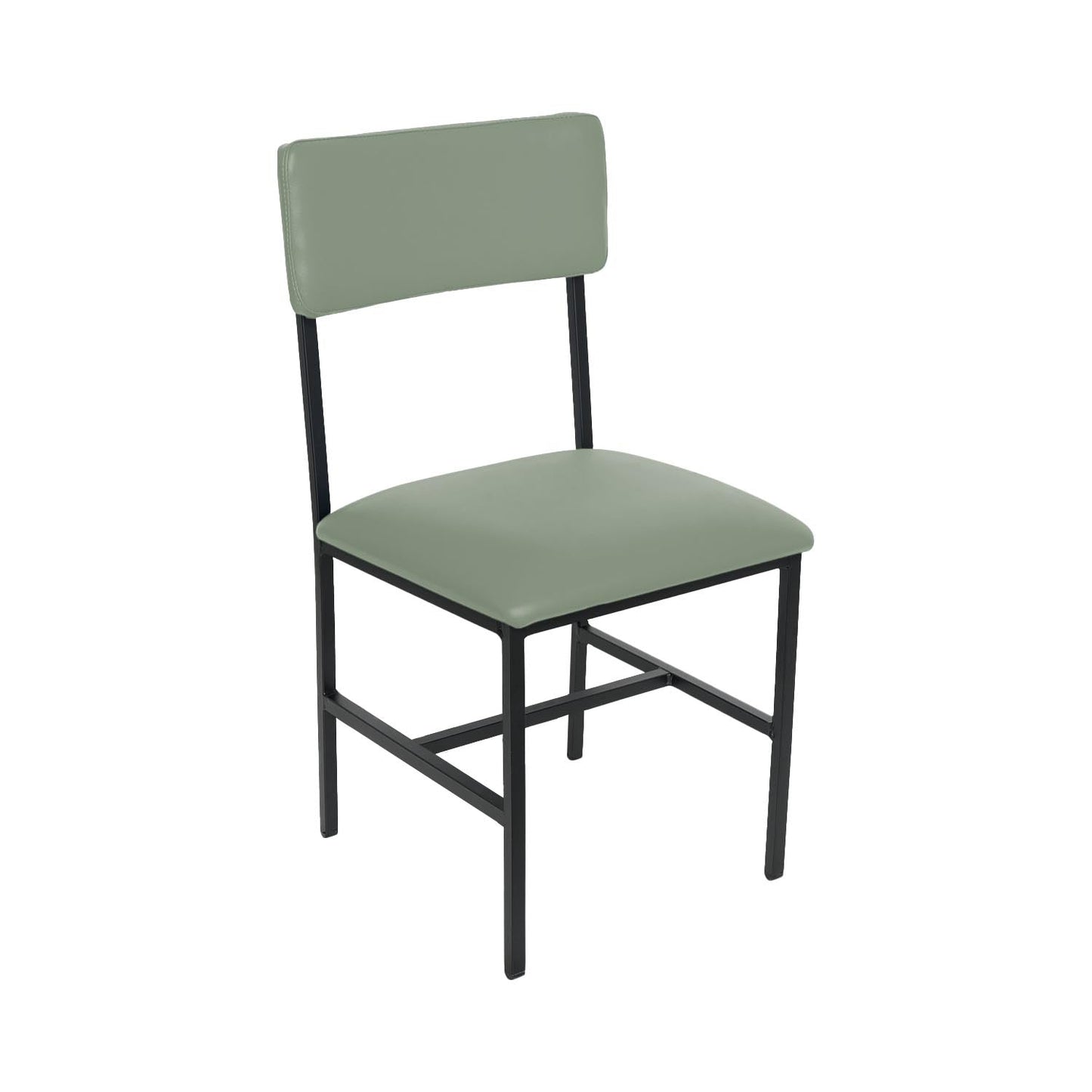 BFM Seating Meghan Side Chair, Grade 4 Upholstered Seat & Back - Steel Frame - Sand Black Finish - (BFM - JS33CM) - SchoolOutlet