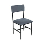 BFM Seating Meghan Side Chair, Grade 4 Upholstered Seat & Back - Steel Frame - Sand Black Finish - (BFM - JS33CM) - SchoolOutlet