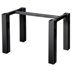 BFM Seating I-Beam Electric Dining Height 4-Leg Table Base for 30"W x 48"L Table Top - Black - (BFM-JSTB)