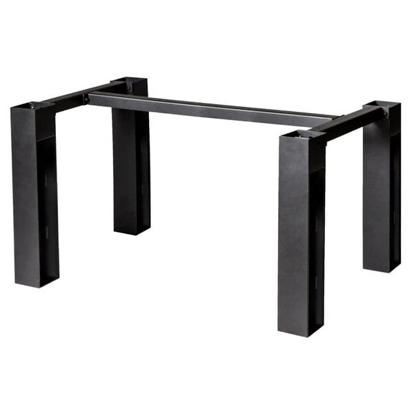 BFM Seating I - Beam Electric Dining Height 4 - Leg Table Base for 30x72" Table Top - Black - (BFM - JSTB) - SchoolOutlet
