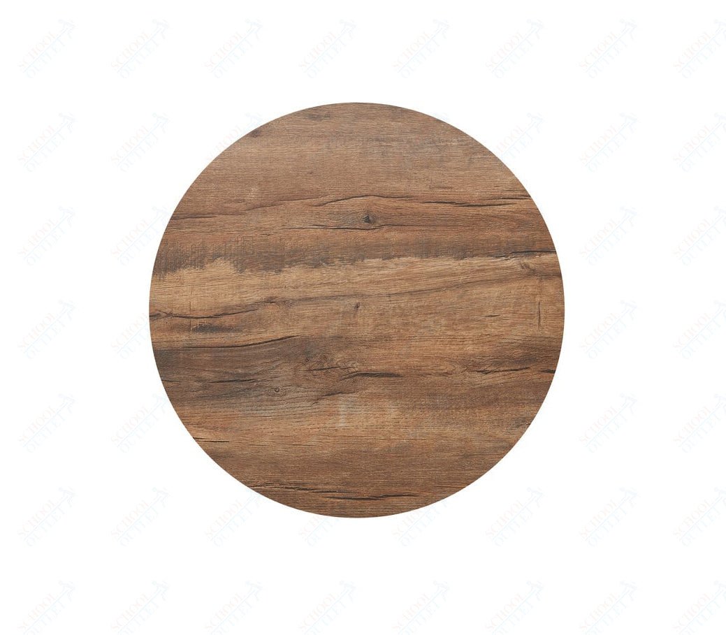 BFM Seating - 1" Relic Table Top - Melamine PVC Self - Edge 48" Round - (BFM - 1cc48R) - SchoolOutlet