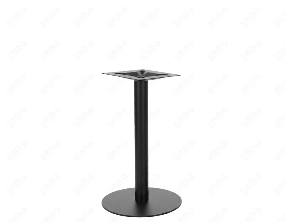 BFM Seating Uptown - 18" Round Base - Dining Height - 3" Round Column - 11 7/8" Bolt - On Top Plate(BFM - LP - 18R) - SchoolOutlet
