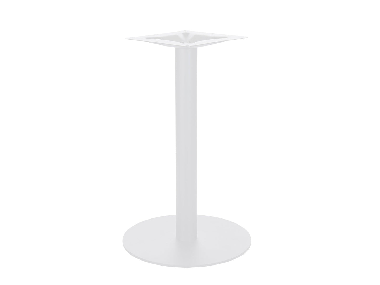 BFM Seating Uptown - 18" Round Base - Dining Height - 3" Round Column - 11 7/8" Bolt - On Top Plate(BFM - LP - 18R) - SchoolOutlet