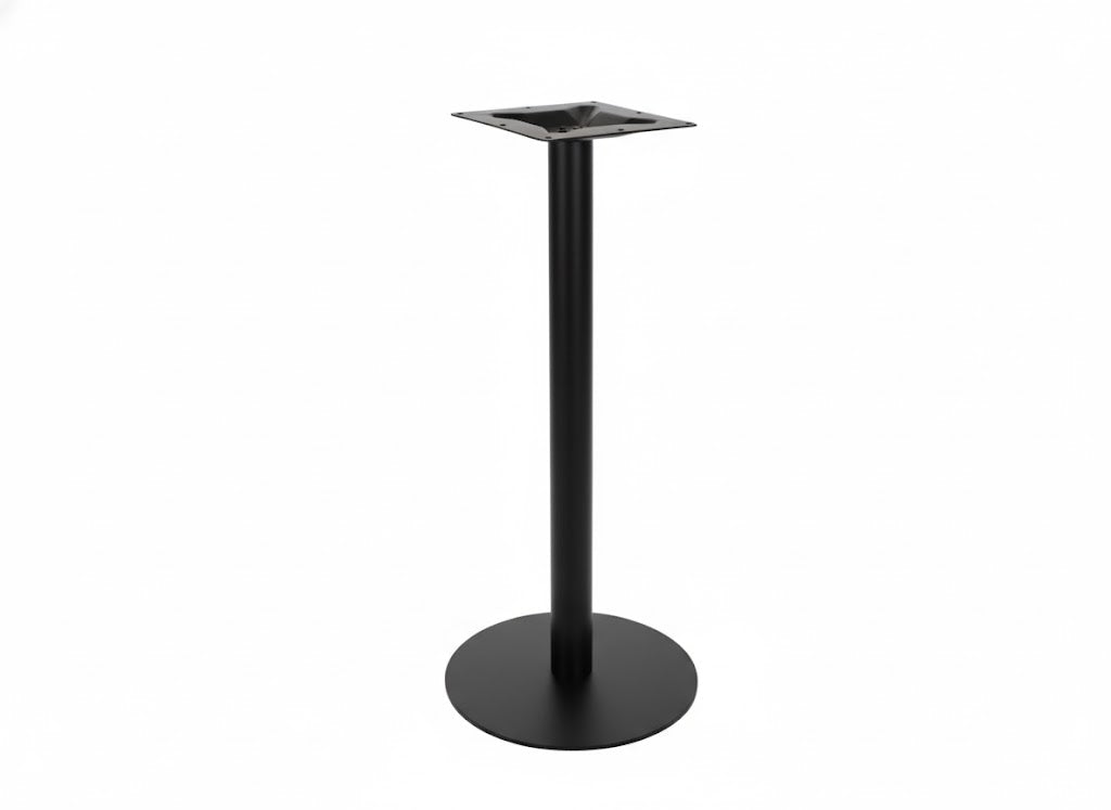 BFM Seating Uptown - 18" Round Base - Bar Height - 3" Round Column - 11 7/8" Bolt - On Top Plate - (BFM - LP - 18RT) - SchoolOutlet