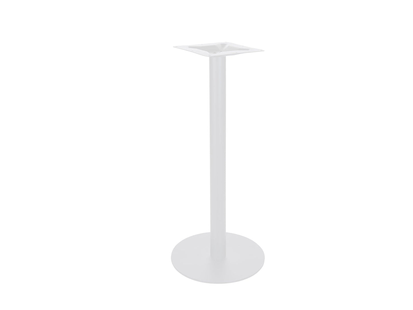 BFM Seating Uptown - 18" Round Base - Bar Height - 3" Round Column - 11 7/8" Bolt - On Top Plate - (BFM - LP - 18RT) - SchoolOutlet