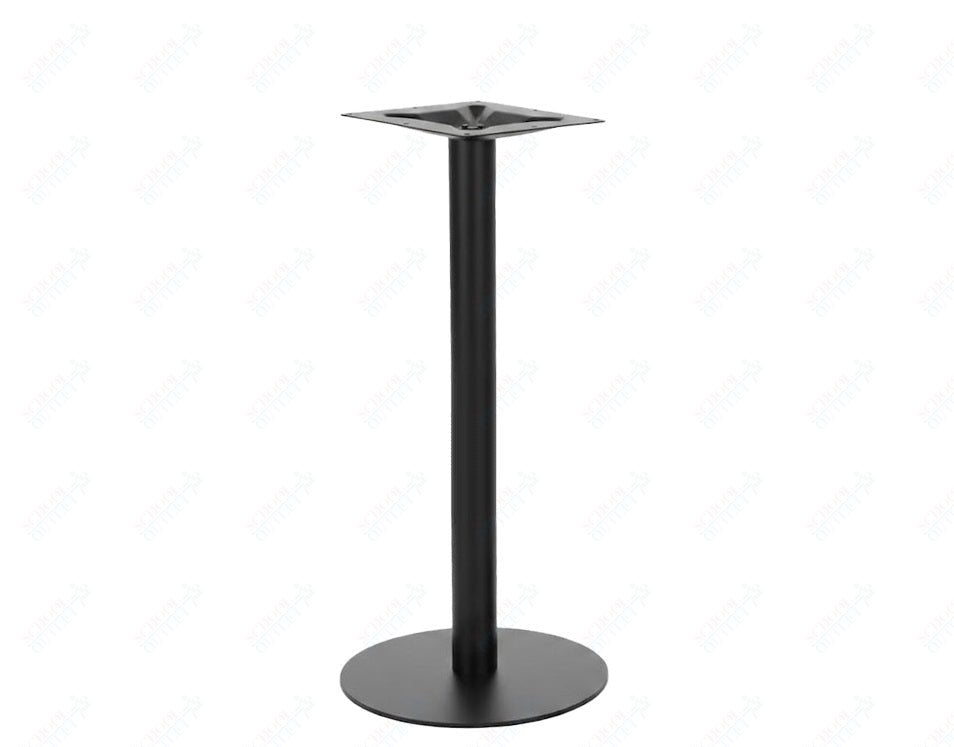 BFM Seating Uptown - 18" Round Base - Bar Height - 3" Round Column - 11 7/8" Bolt - On Top Plate - (BFM - LP - 18RT) - SchoolOutlet