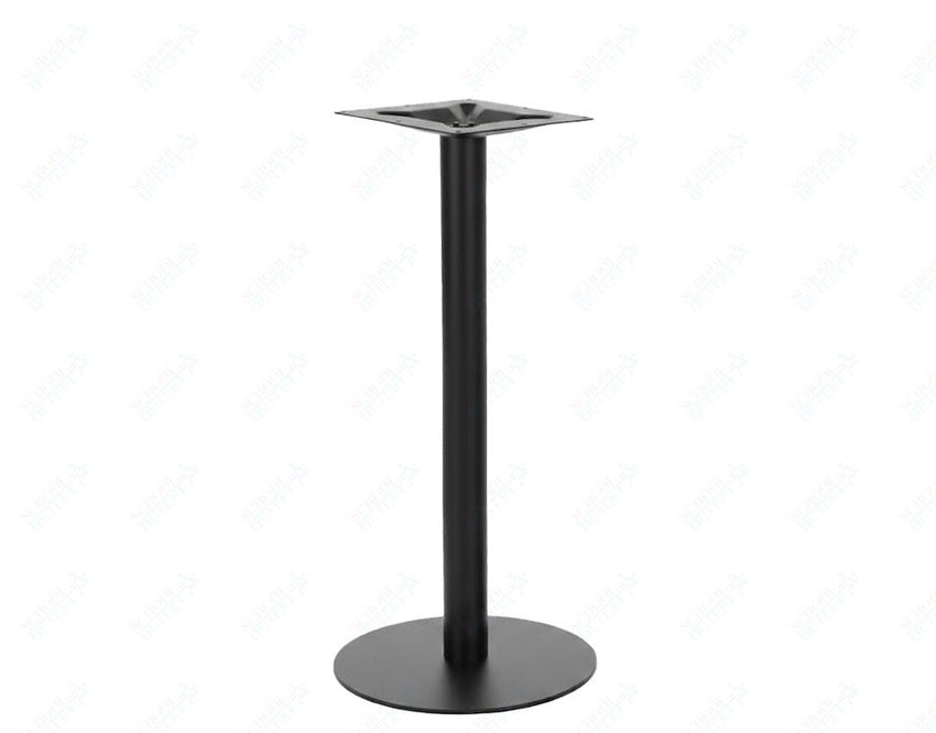 BFM Seating Uptown - 18" Round Base - Bar Height - 3" Round Column - 11 7/8" Bolt - On Top Plate - (BFM - LP - 18RT) - SchoolOutlet