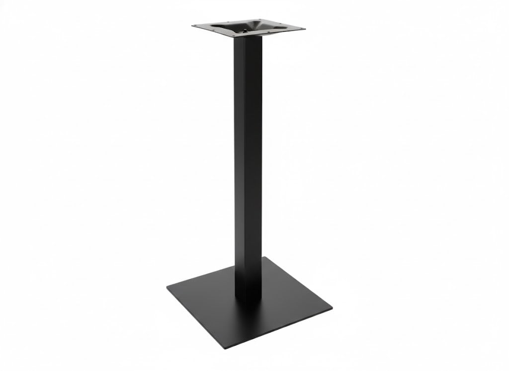 BFM Seating Uptown - 18" Square Base - Bar Height - 3" Square Column - 11 7/8" Bolt - On Top Plate - (BFM - LP - 18SQ) - SchoolOutlet