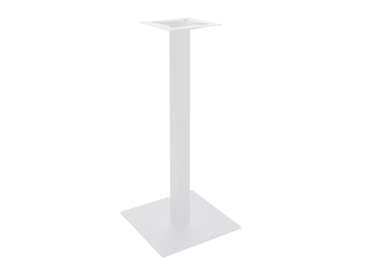 BFM Seating Uptown - 18" Square Base - Bar Height - 3" Square Column - 11 7/8" Bolt - On Top Plate - (BFM - LP - 18SQ) - SchoolOutlet