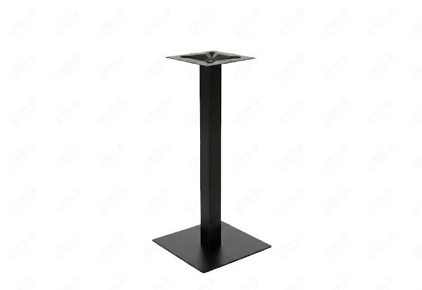 BFM Seating Uptown - 18" Square Base - Bar Height - 3" Square Column - 11 7/8" Bolt - On Top Plate - (BFM - LP - 18SQ) - SchoolOutlet