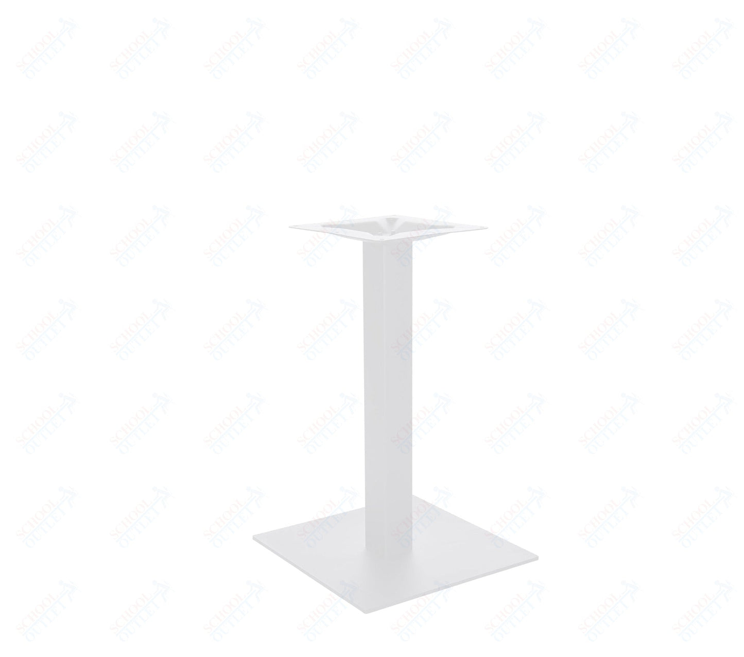 BFM Seating Uptown - 18" Square Base - Dining Height - 3" Square Column - 11 7/8" Bolt - On Top Plate(BFM - LP) - SchoolOutlet