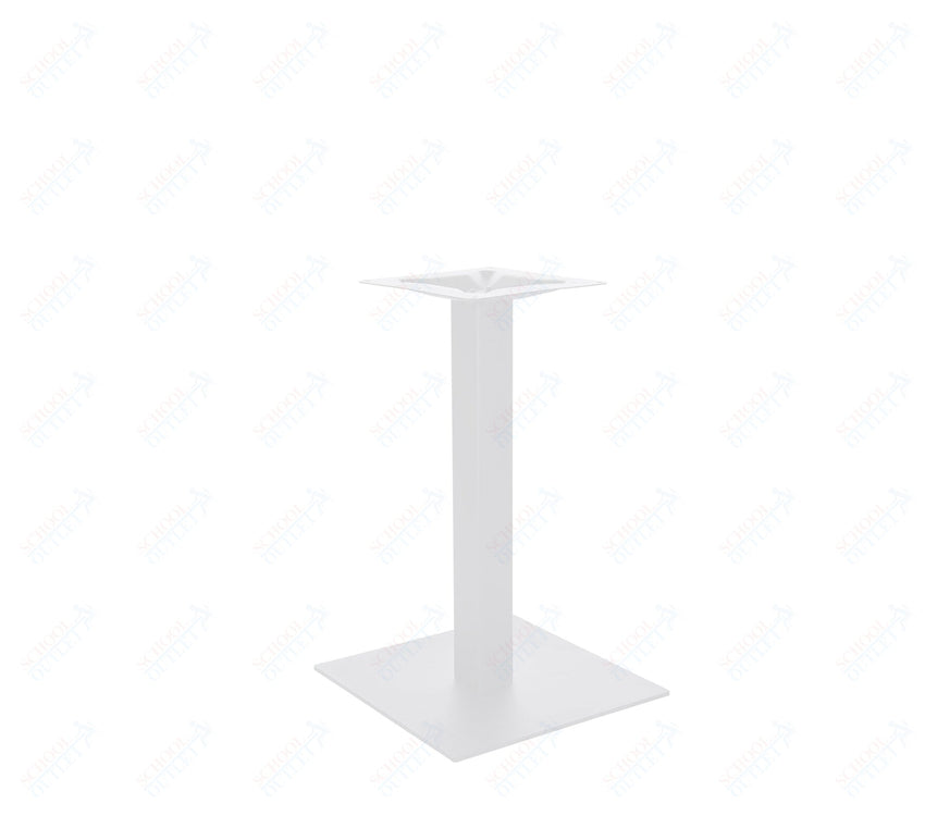 BFM Seating Uptown - 18" Square Base - Dining Height - 3" Square Column - 11 7/8" Bolt - On Top Plate(BFM - LP) - SchoolOutlet
