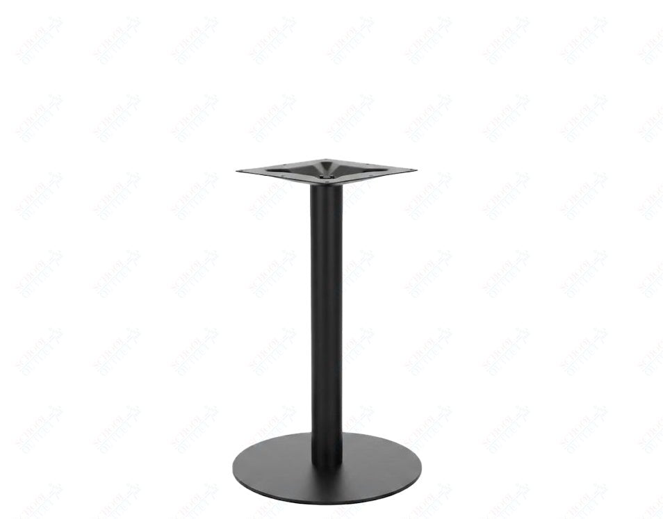BFM Seating Uptown - 20" Round Base - Dining Height - 3" Round Column - 11 7/8" Bolt - On Top Plate - (BFM - LP - 20R) - SchoolOutlet