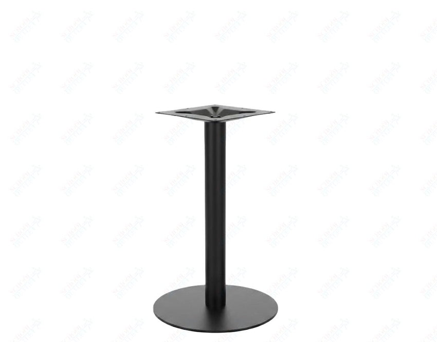 BFM Seating Uptown - 20" Round Base - Dining Height - 3" Round Column - 11 7/8" Bolt - On Top Plate - (BFM - LP - 20R) - SchoolOutlet