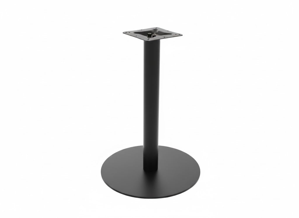 BFM Seating Uptown - 20" Round Base - Dining Height - 3" Round Column - 11 7/8" Bolt - On Top Plate - (BFM - LP - 20R) - SchoolOutlet